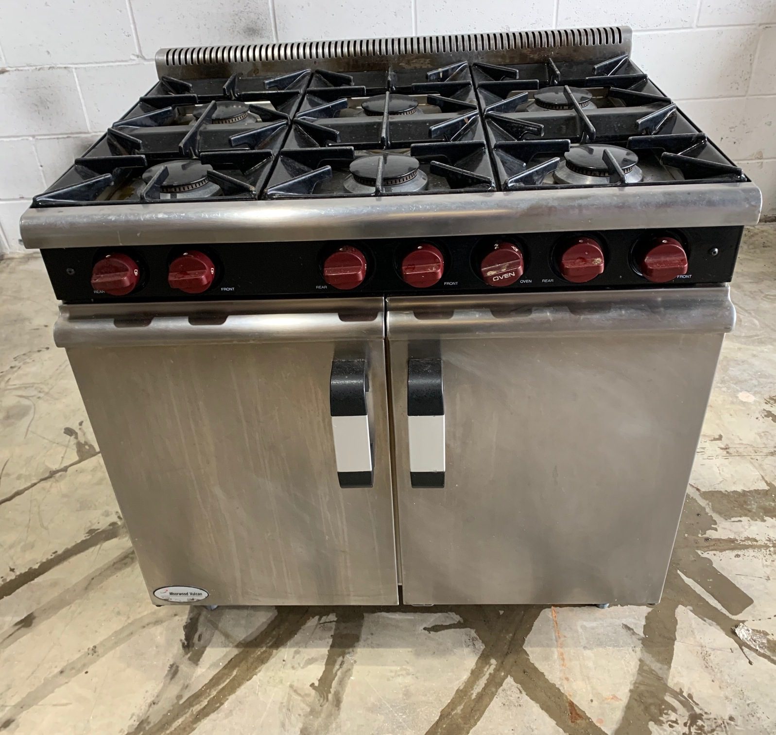 Moorwood Vulcan gas 6 burner