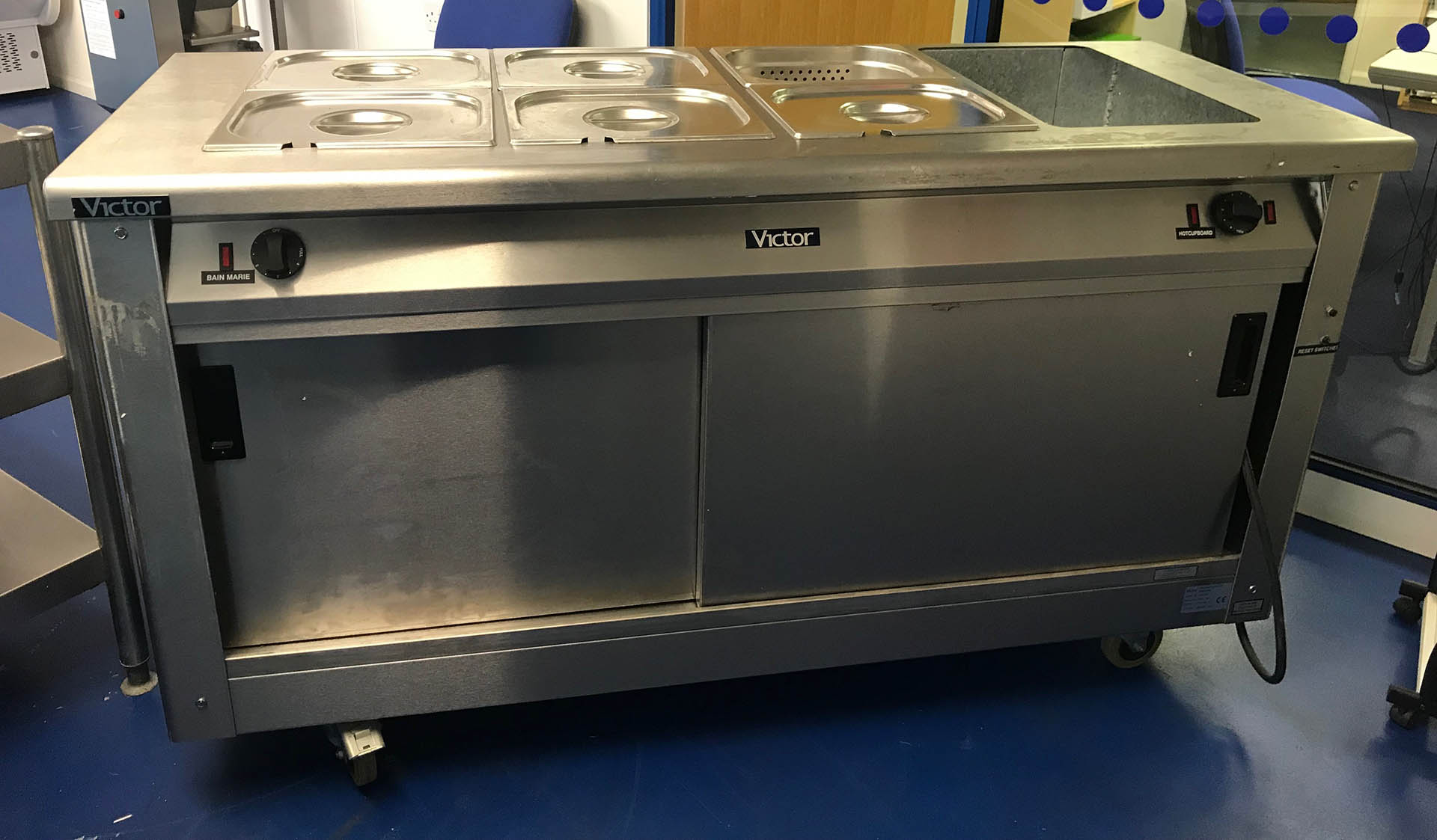 Victor JPS2.2Z Hot Cupboard Bain Marie with 4 x 1/1 Gastronorm and Tray Slide to the Front